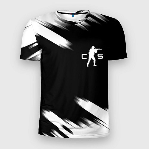 Мужская спорт-футболка Кс абстрактные краски текстура / 3D-принт – фото 1