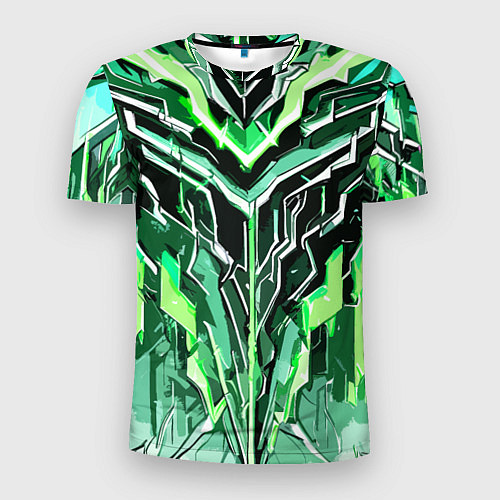 Мужская спорт-футболка Зелёный камень / 3D-принт – фото 1