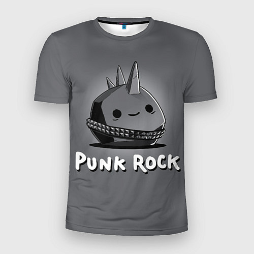 Мужская спорт-футболка Камень панк / 3D-принт – фото 1