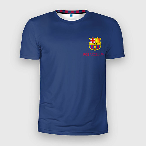 Мужская спорт-футболка Месси - 10 номер футбольный клуб Барселона / 3D-принт – фото 1