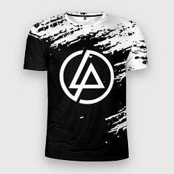 Мужская спорт-футболка Linkin Park - black and white