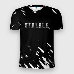 Футболка спортивная мужская Stalker искры белые, цвет: 3D-принт