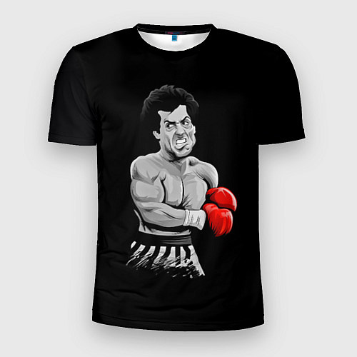 Мужская спорт-футболка Rocky Balboa / 3D-принт – фото 1