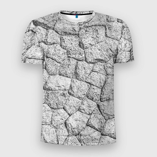 Мужская спорт-футболка Каменная стена текстура / 3D-принт – фото 1