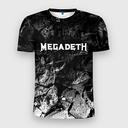 Мужская спорт-футболка Megadeth black graphite