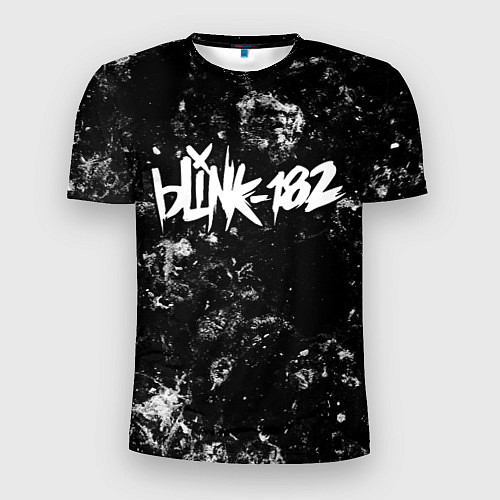 Мужская спорт-футболка Blink 182 black ice / 3D-принт – фото 1