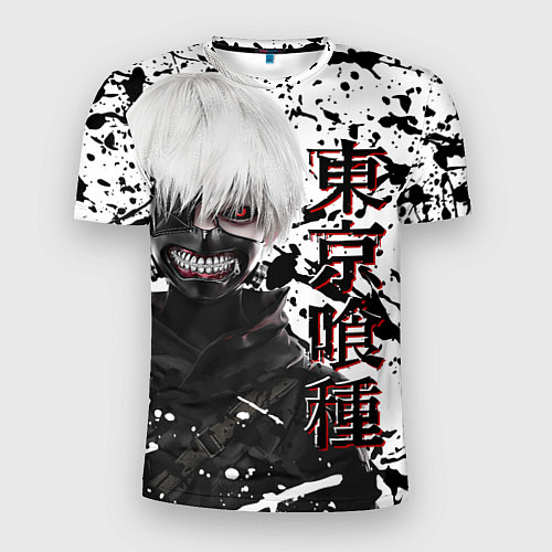 Мужская спорт-футболка Kaneki Ken - Токийский Гуль / 3D-принт – фото 1