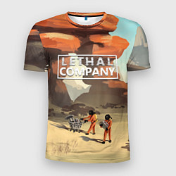 Мужская спорт-футболка Lethal Company: Art