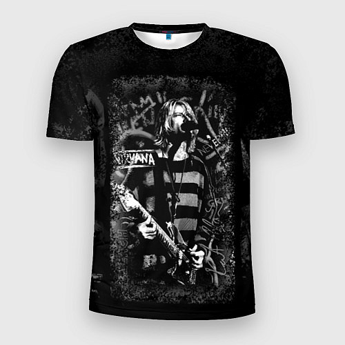 Мужская спорт-футболка Рок атрибутика Nirvana / 3D-принт – фото 1