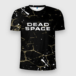 Мужская спорт-футболка Dead space текстура