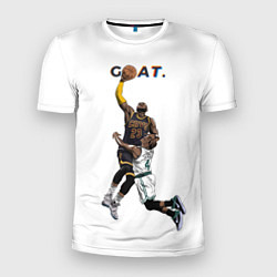 Футболка спортивная мужская Goat 23 - LeBron James, цвет: 3D-принт