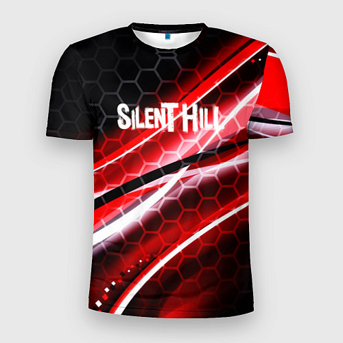Мужская спорт-футболка Silent hill текстура / 3D-принт – фото 1
