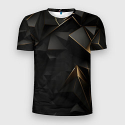 Мужская спорт-футболка Black gold luxury