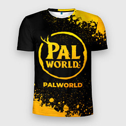 Футболка спортивная мужская Palworld - gold gradient, цвет: 3D-принт