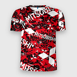 Мужская спорт-футболка Mitsubishi - chaos style