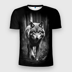 Мужская спорт-футболка Матерый Старый Волк