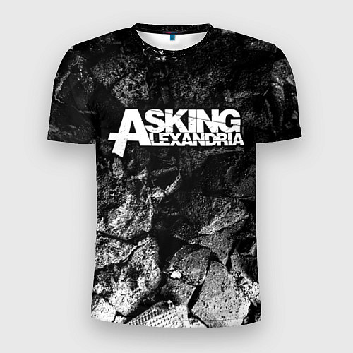 Мужская спорт-футболка Asking Alexandria black graphite / 3D-принт – фото 1