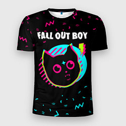 Мужская спорт-футболка Fall Out Boy - rock star cat
