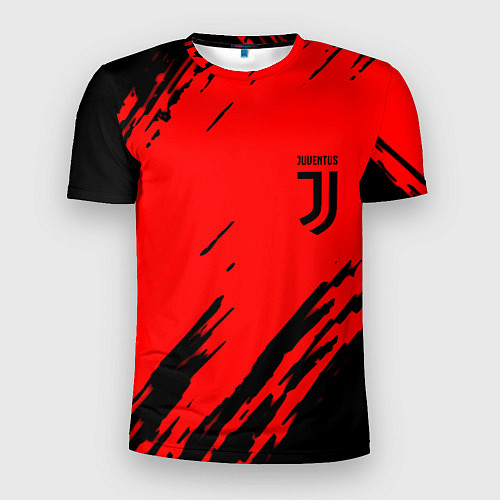 Мужская спорт-футболка Juventus краски спорт фк / 3D-принт – фото 1