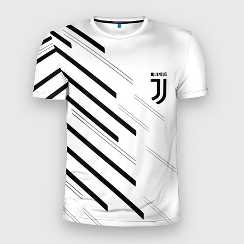Мужская спорт-футболка Juventus sport geometry / 3D-принт – фото 1