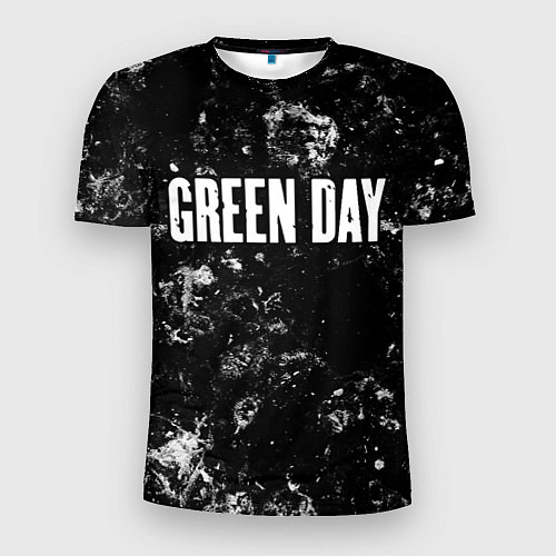Мужская спорт-футболка Green Day black ice / 3D-принт – фото 1