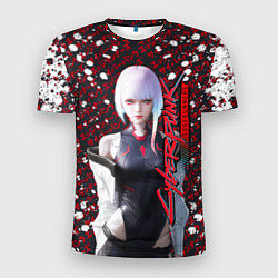 Мужская спорт-футболка Lucyna Kushinada - Cyberpunk: Edgerunners