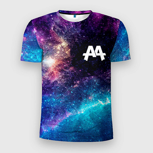 Мужская спорт-футболка Asking Alexandria space rock / 3D-принт – фото 1