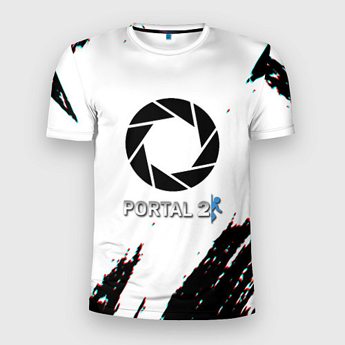 Мужская спорт-футболка Portal 2 краски валв / 3D-принт – фото 1