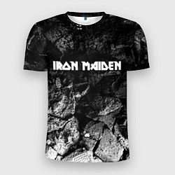 Мужская спорт-футболка Iron Maiden black graphite