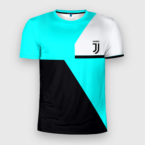 Мужская спорт-футболка Juventus sport geometry fc / 3D-принт – фото 1