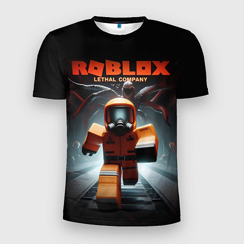 Мужская спорт-футболка Lethal company Roblox / 3D-принт – фото 1