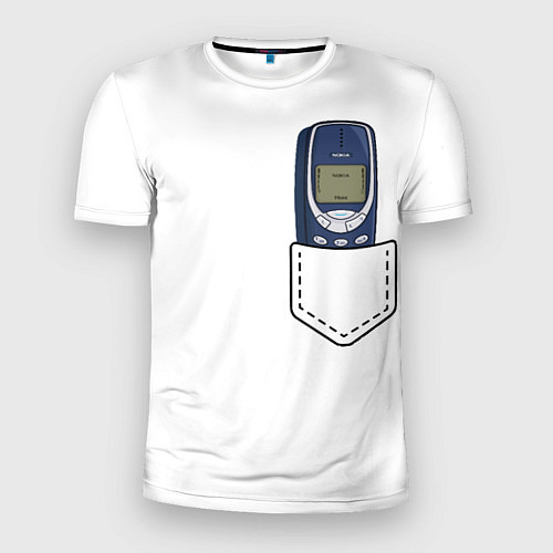 Мужская спорт-футболка Нокиа 3310 в стиле 90х / 3D-принт – фото 1