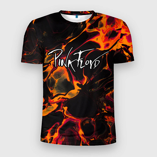 Мужская спорт-футболка Pink Floyd red lava / 3D-принт – фото 1