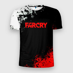 Мужская спорт-футболка Farcry текстура краски