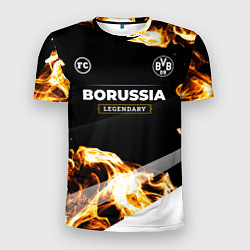 Мужская спорт-футболка Borussia legendary sport fire