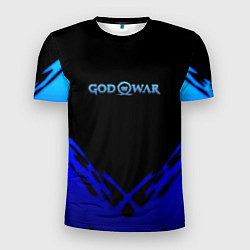 Мужская спорт-футболка God of War geometry steel
