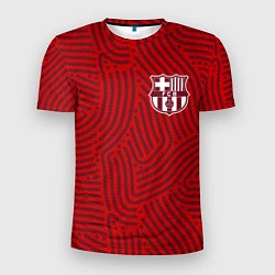 Футболка спортивная мужская Barcelona отпечатки, цвет: 3D-принт