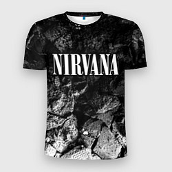 Футболка спортивная мужская Nirvana black graphite, цвет: 3D-принт