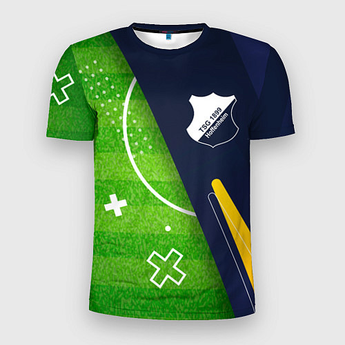 Мужская спорт-футболка Hoffenheim football field / 3D-принт – фото 1