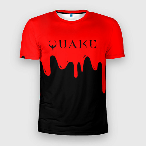 Мужская спорт-футболка Quake краски текстура шутер / 3D-принт – фото 1