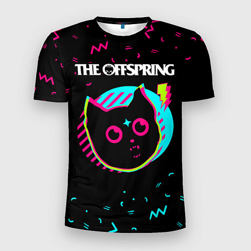Мужская спорт-футболка The Offspring - rock star cat / 3D-принт – фото 1