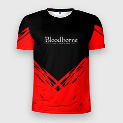 Футболка спортивная мужская Bloodborne souls краски, цвет: 3D-принт