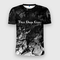 Мужская спорт-футболка Three Days Grace black graphite