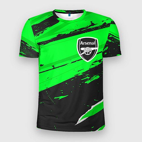 Мужская спорт-футболка Arsenal sport green / 3D-принт – фото 1
