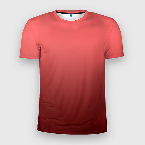 Мужская спорт-футболка Оттенок розовый антик градиент / 3D-принт – фото 1
