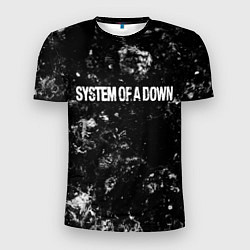Мужская спорт-футболка System of a Down black ice
