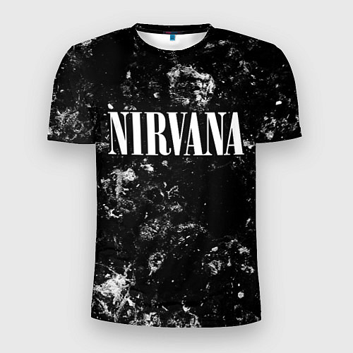 Мужская спорт-футболка Nirvana black ice / 3D-принт – фото 1