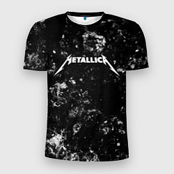 Мужская спорт-футболка Metallica black ice