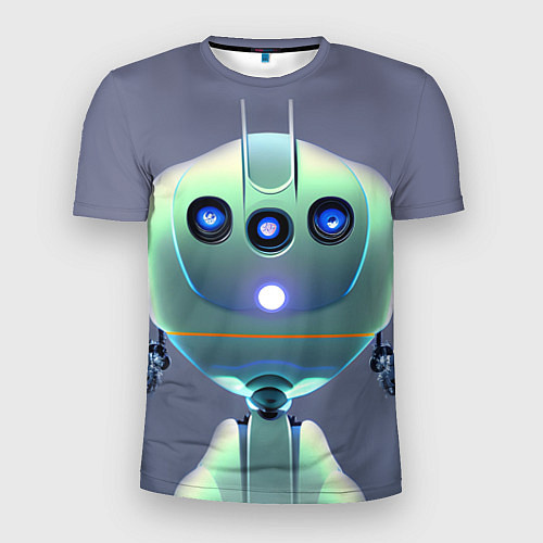 Мужская спорт-футболка Робот человекоподобный / 3D-принт – фото 1