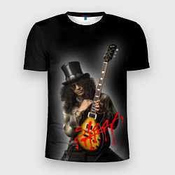 Мужская спорт-футболка Slash музыкант группы Guns N Roses